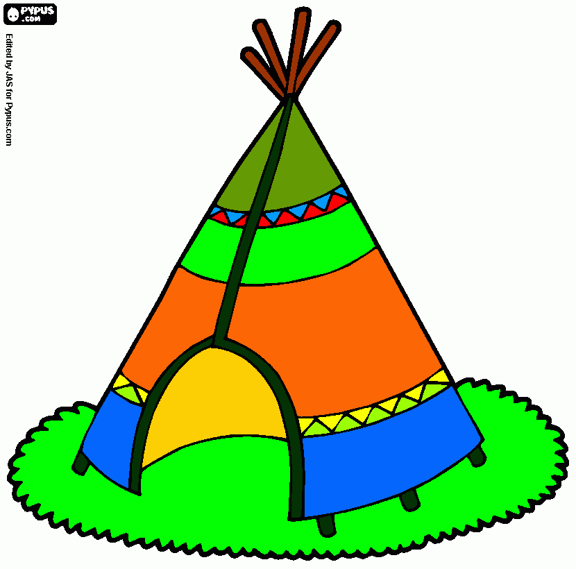 TENDA para colorear