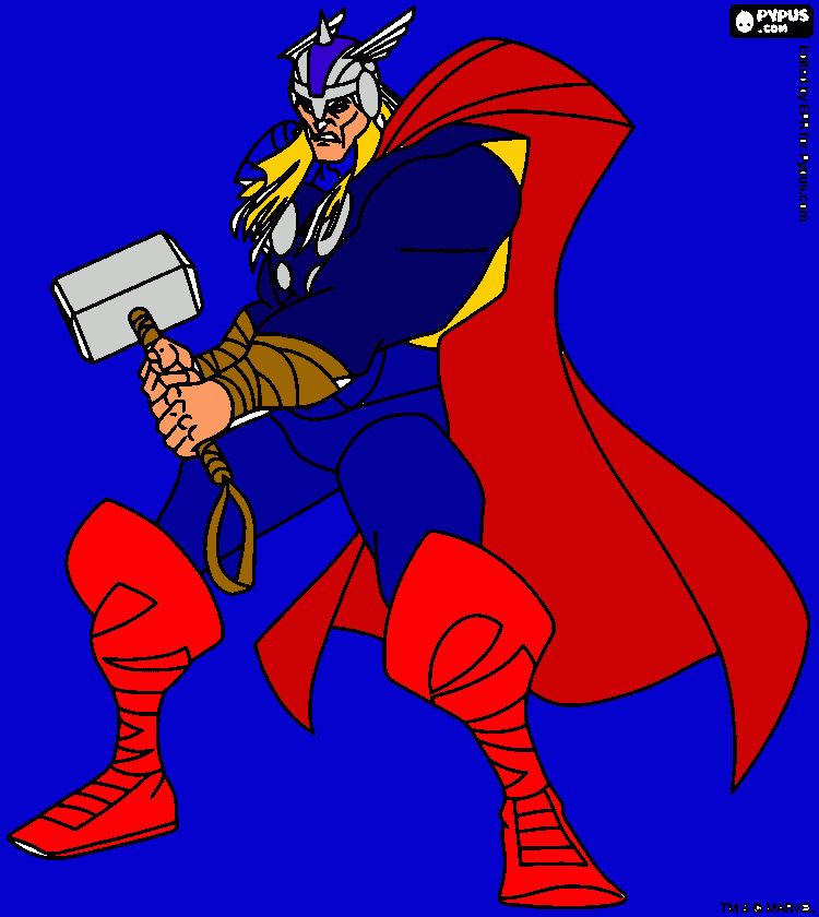 thror para colorear