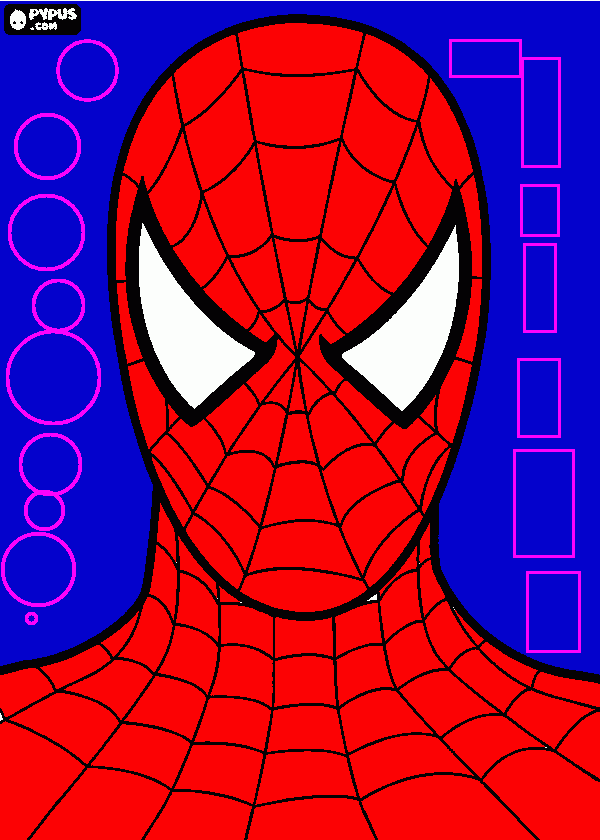 tiene mascara y salba a  todos para colorear