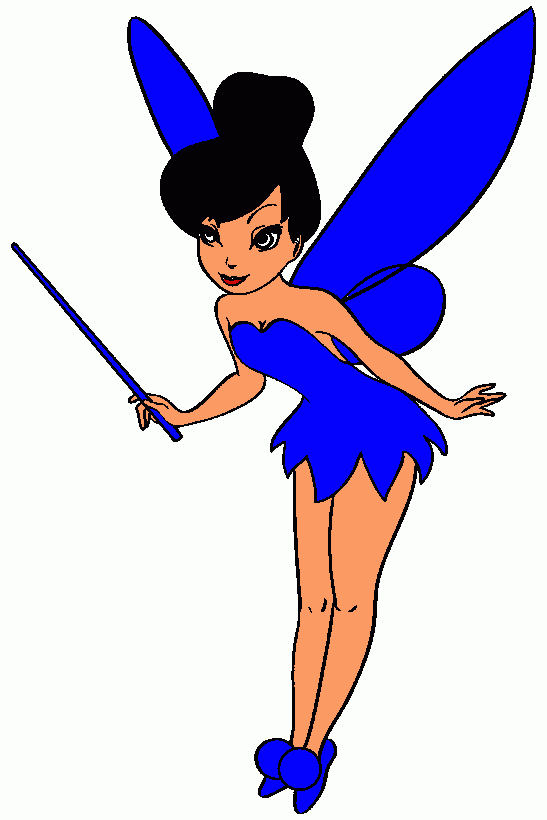 TINKER BELL CON LA VARITA MAGICA para colorear