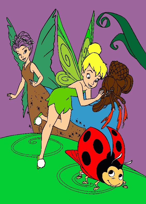 tinkerven para colorear
