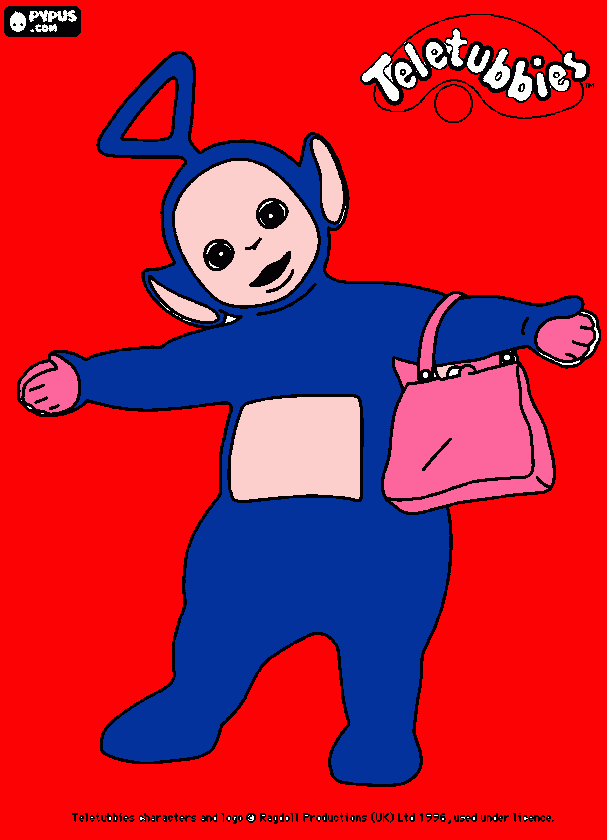 tinki huinki para colorear
