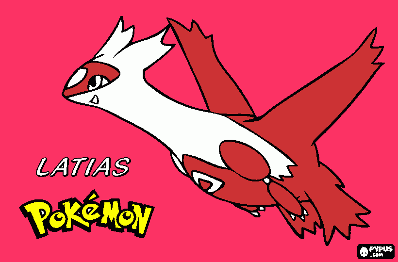 Tio,este pokemon lo capture casi con latios para colorear