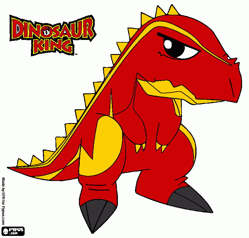 tiranosauriorex para colorear