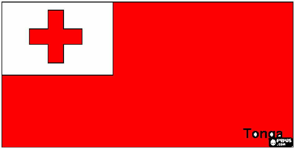 tonga para colorear