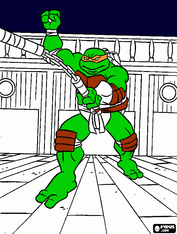 tortiuga para colorear