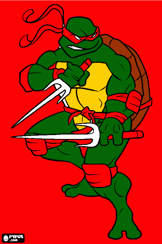 tortuga volcánica para colorear
