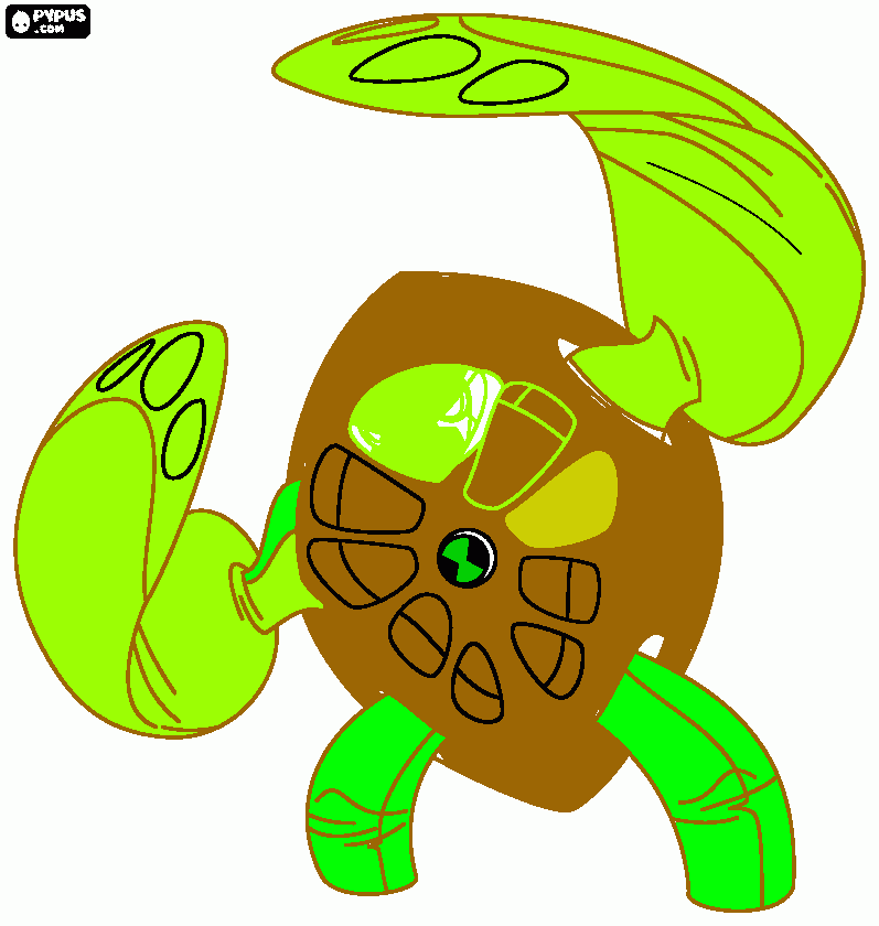 tortutnarto para colorear