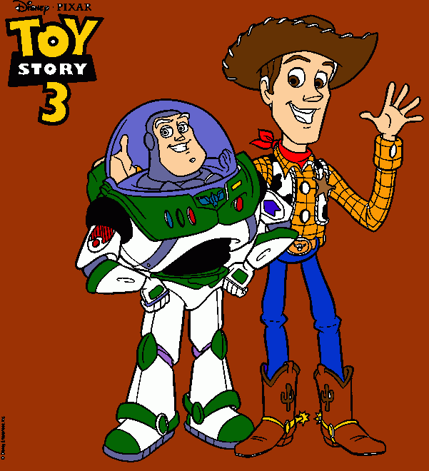 Toy Story 3 para colorear