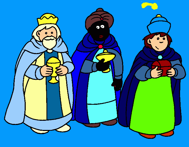 trabajo de navidad para colorear