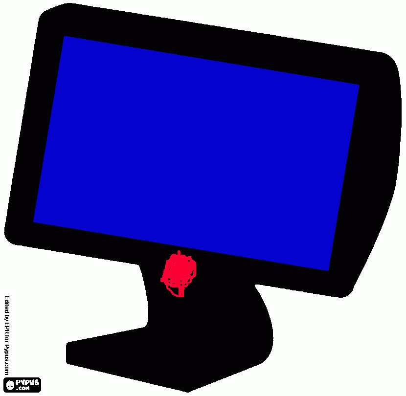 TRABAJO DEL MONITOR para colorear