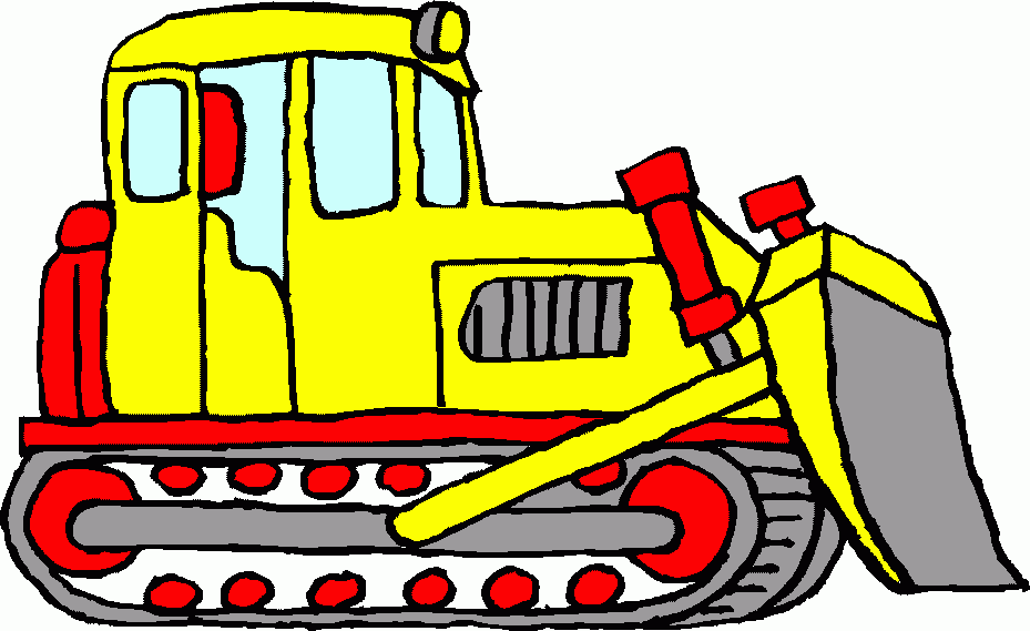 tractor pala para colorear