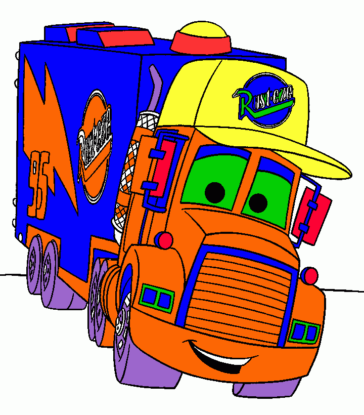 trailers para colorear