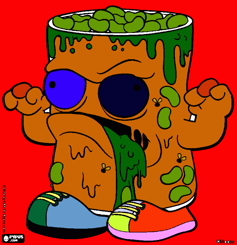 Trash Pack para colorear