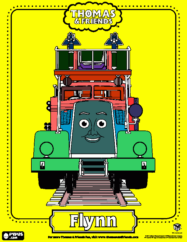 Tren del tren thomas para colorear