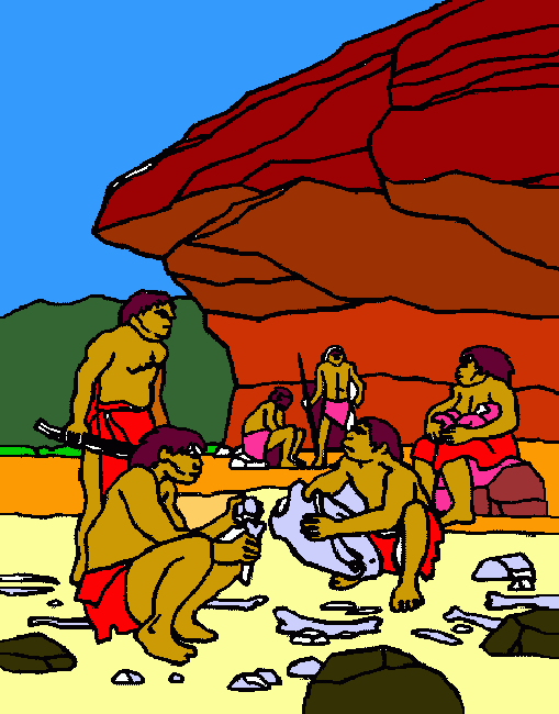 tribu para colorear