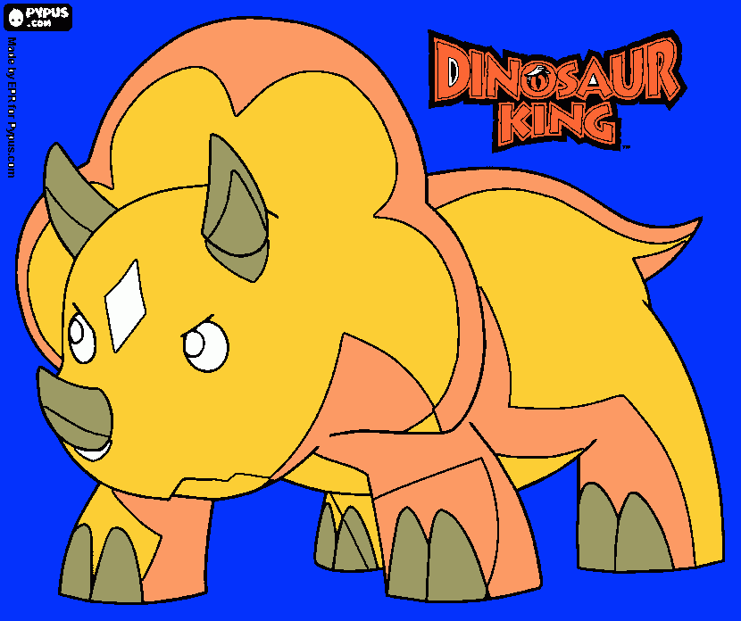 triceratops gabo para colorear