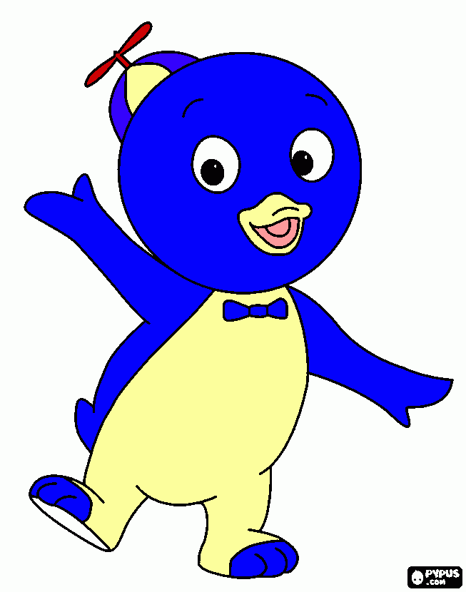 tu favorito de backyardigans  para colorear