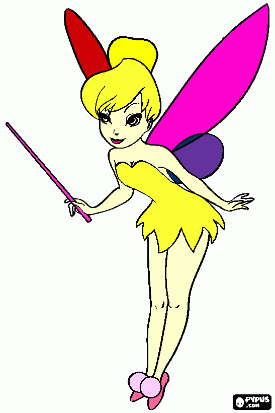 tyn ker bell para colorear
