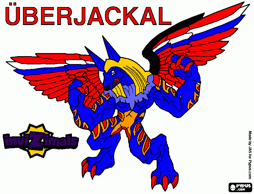 uber jacal para colorear