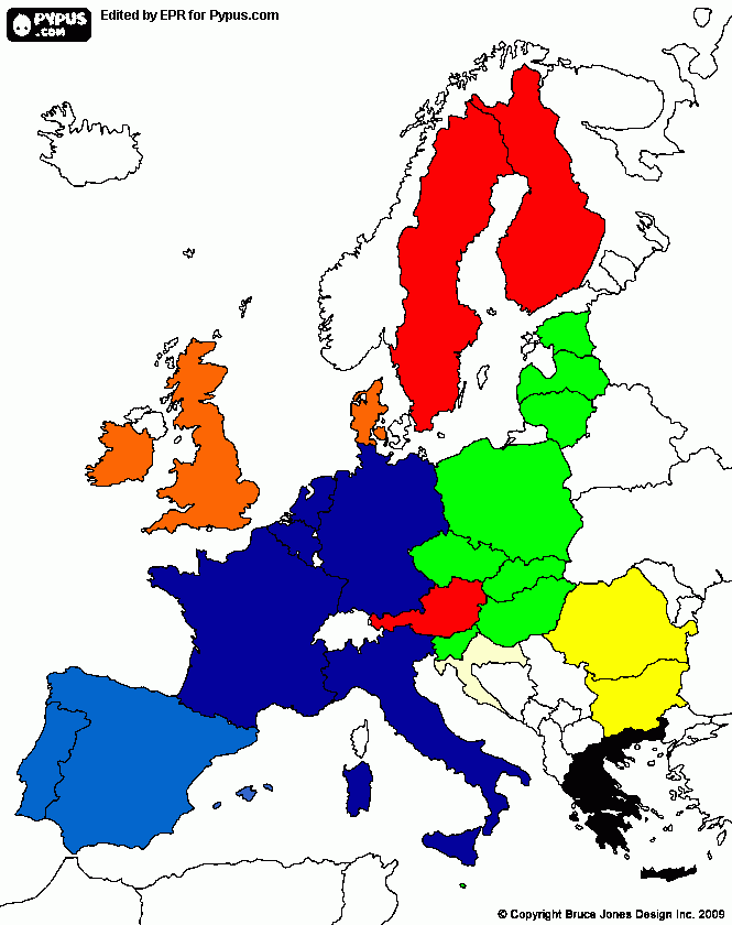 ue para colorear