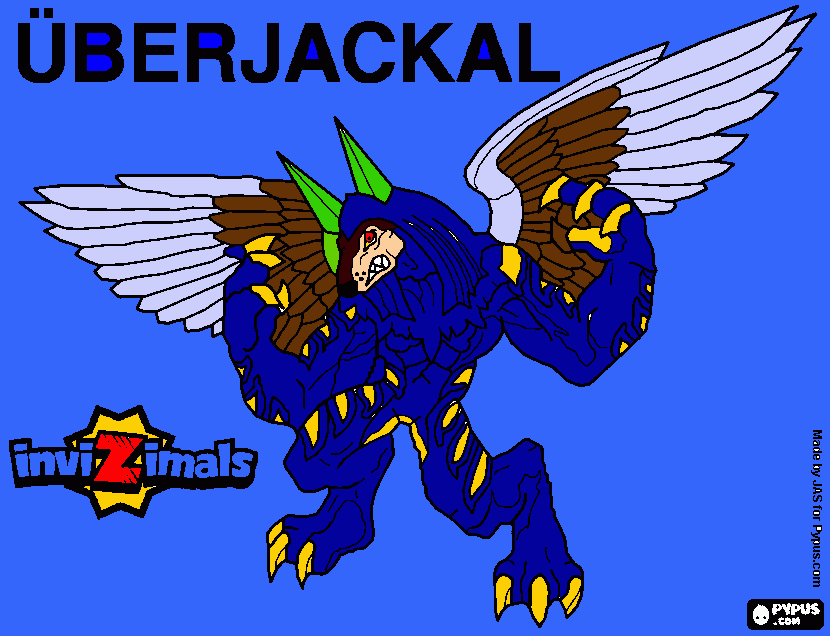 ueberjackal para colorear