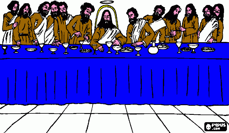 ultima sena  para colorear