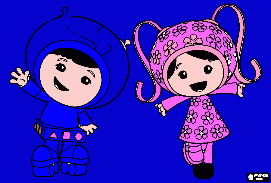 Umizoomi amigos para siempre para colorear