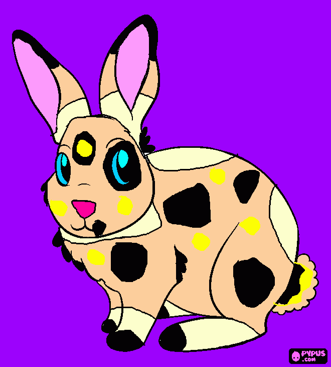 Un conejito. para colorear