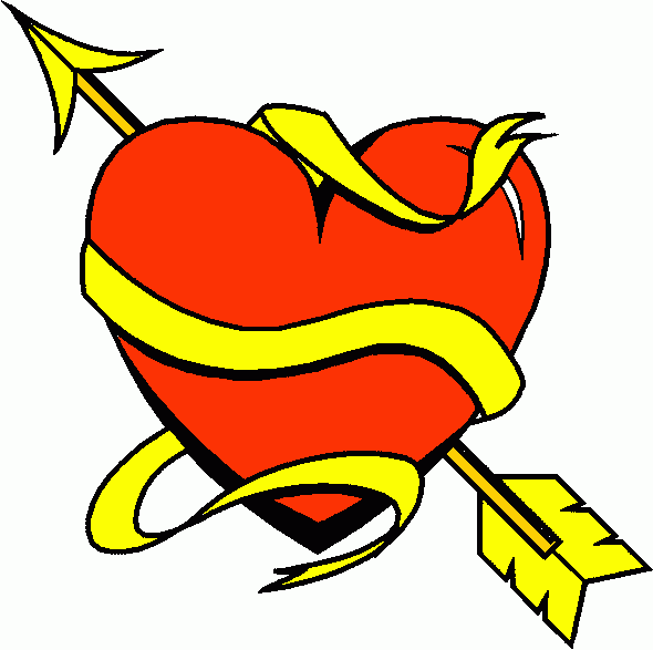 un corazon de un amor imposible para colorear