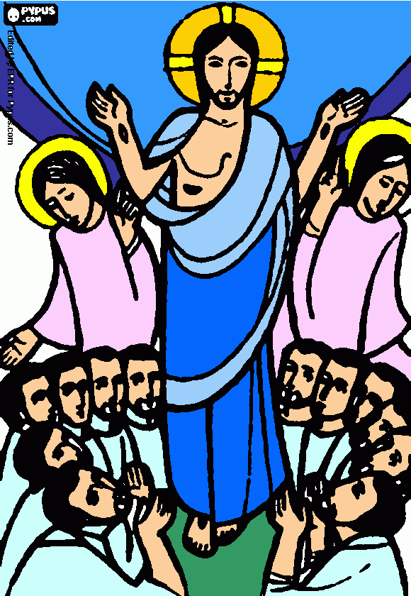 un dibujo de jesús para jennie mi mujer para colorear