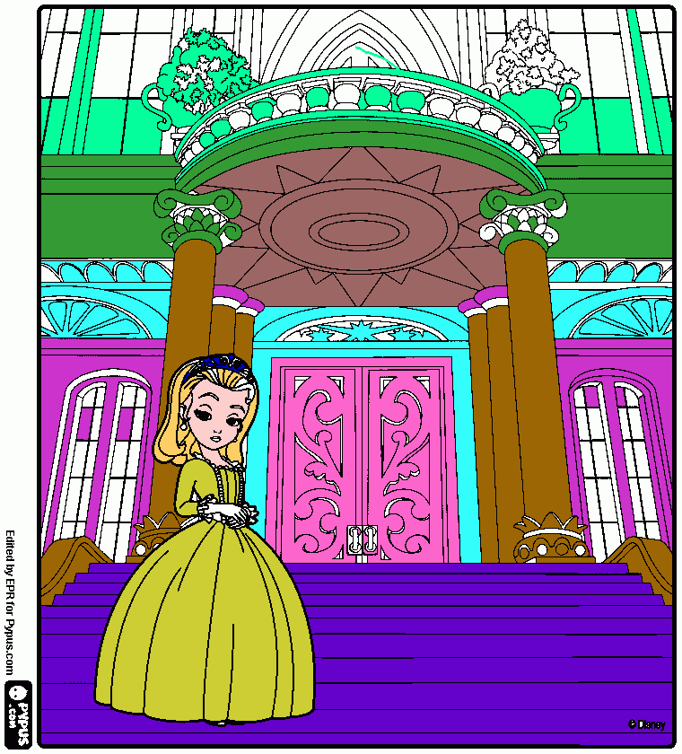 un dibujo especial para colorear