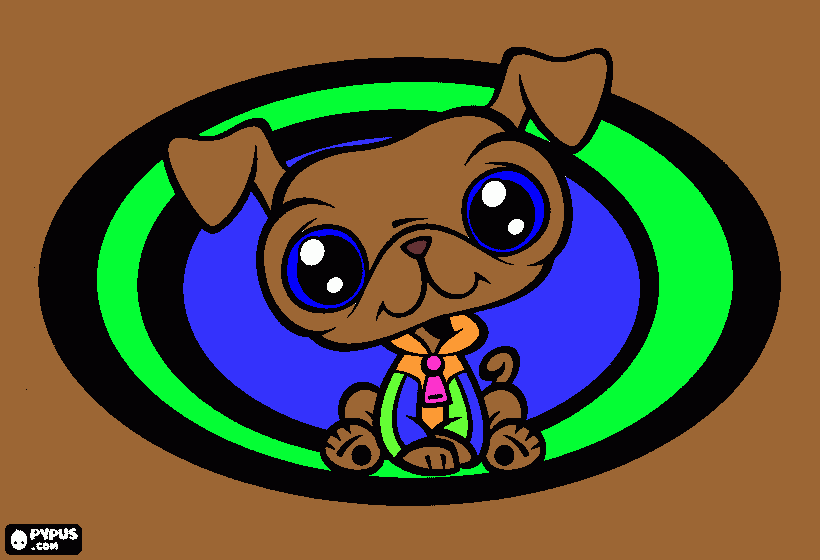 un perito tierno covesa de mansana para colorear