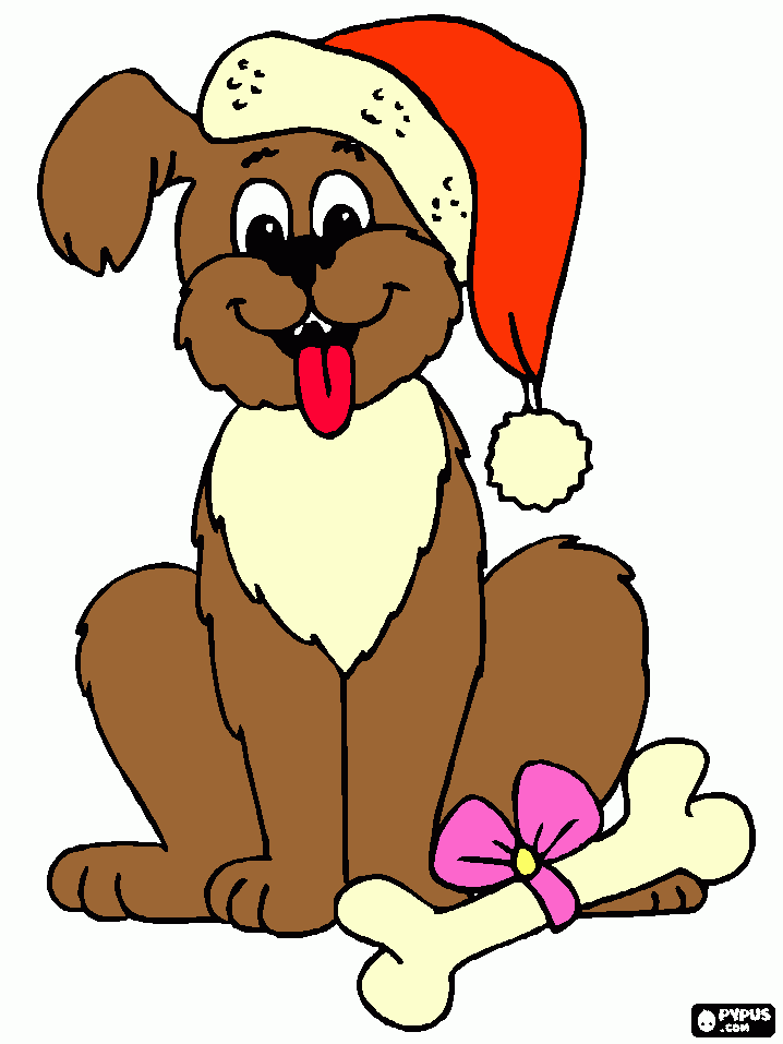  un perro para colorear