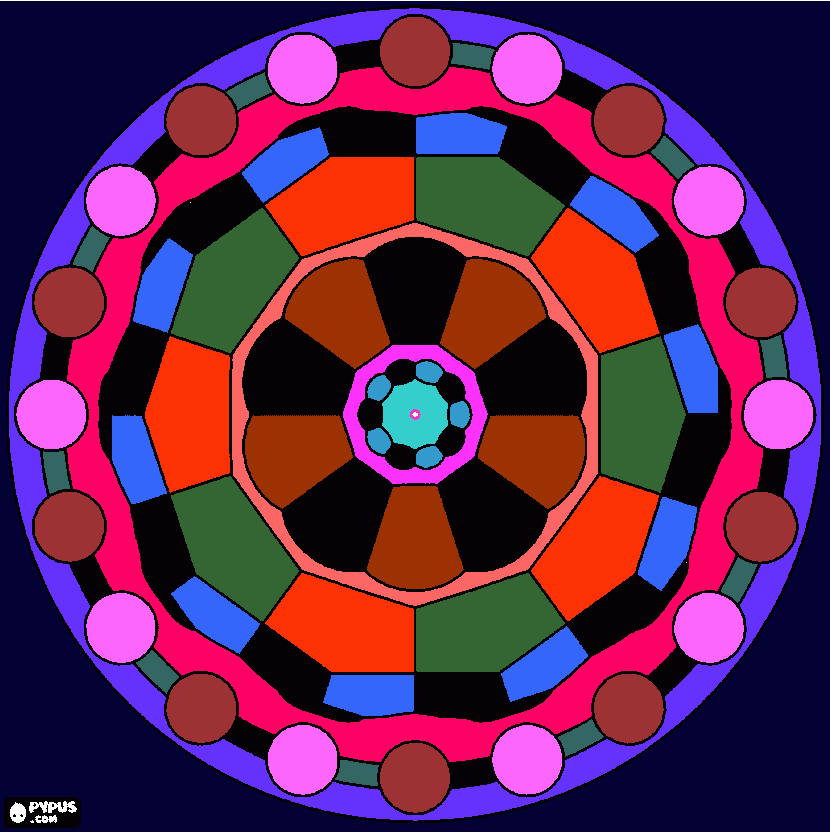 una arte para colorear