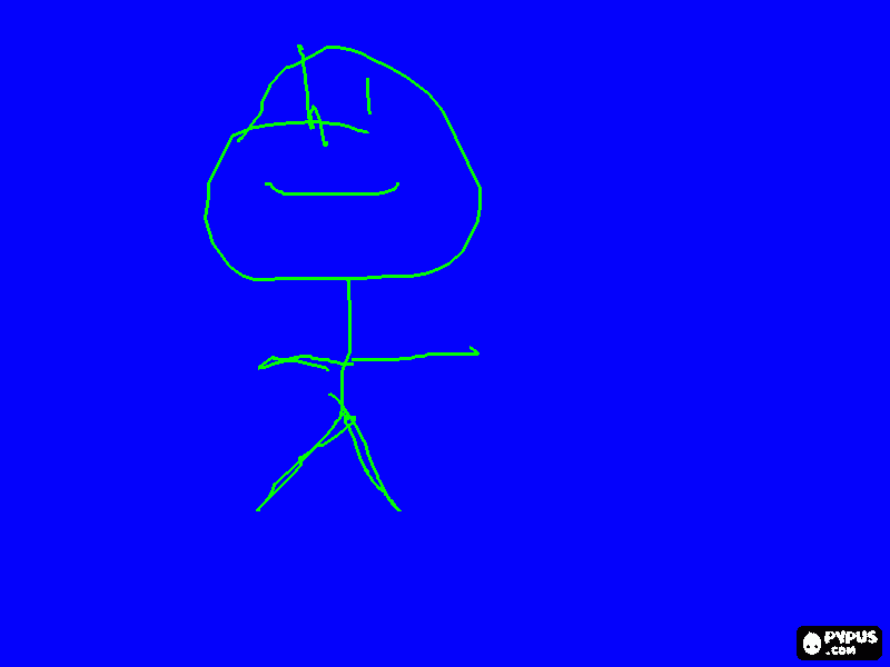 una persona para colorear