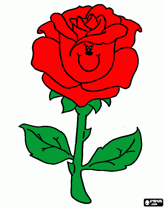 una rosa para una madre q me dio la vida para colorear