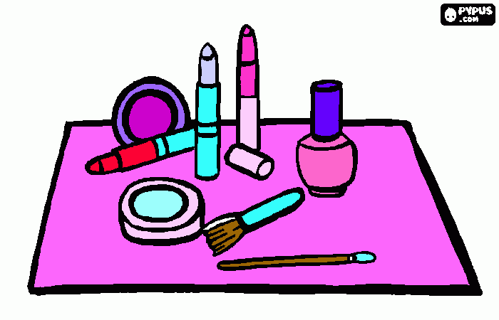 valentina maquillaje para colorear