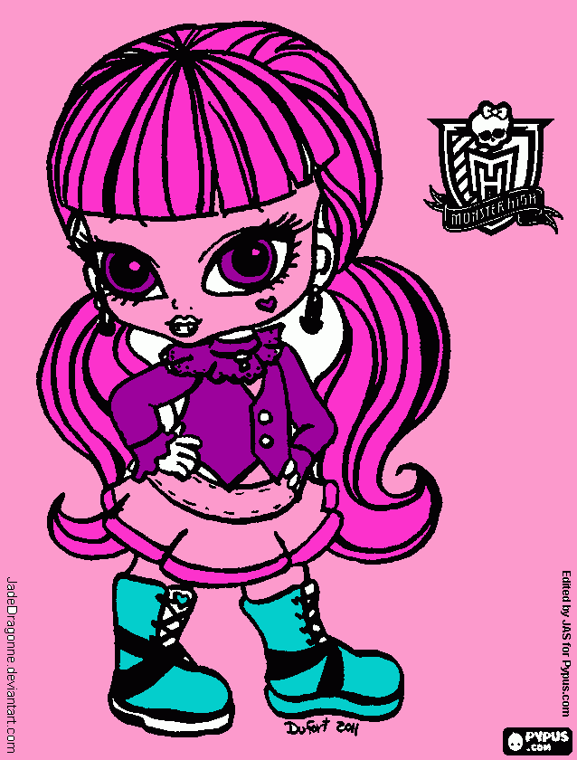 vampilaura para colorear