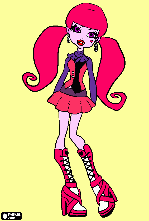 vampira para colorear