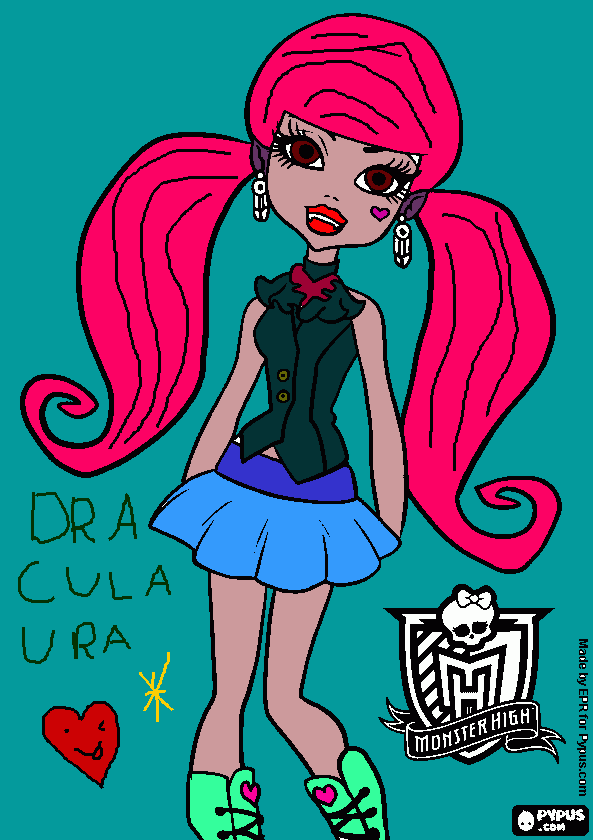 vampiros para colorear
