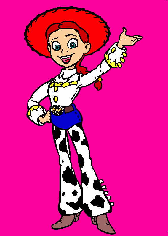 Vaquerita Jessie para colorear