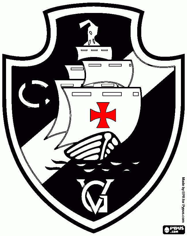 vasco para colorear
