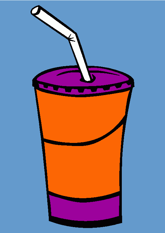 vaso de batido para colorear