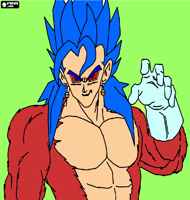vechito fase dios azul  para colorear