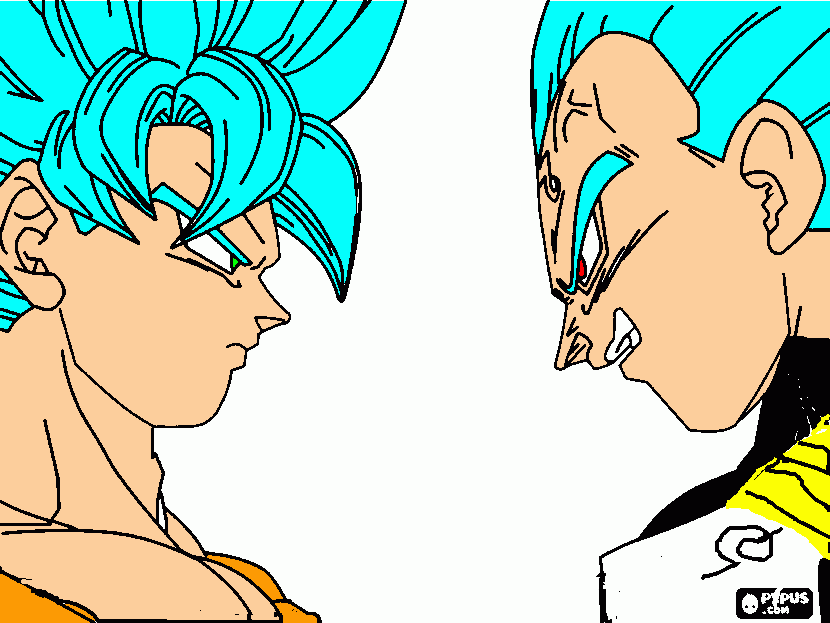 vegeta y goku e para colorear, vegeta y goku e para imprimir vegeta y goku e para colorear, vegeta y goku e para imprimir