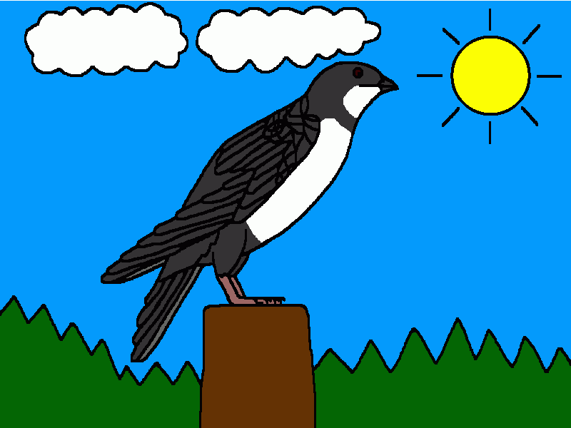 vencejo real para colorear