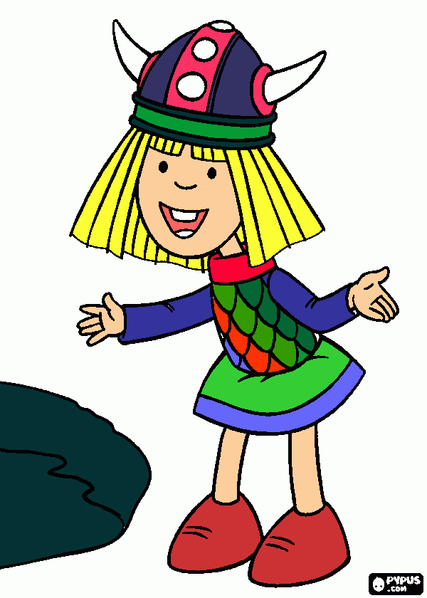 vicky para colorear