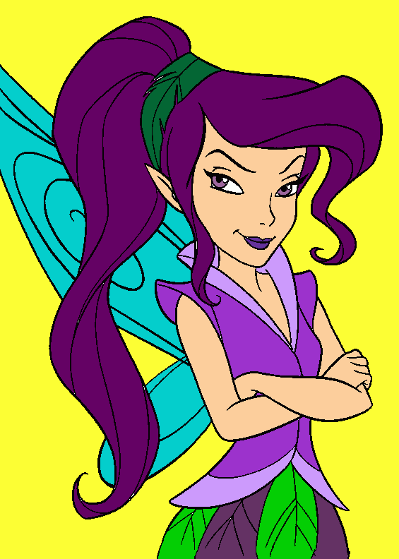 Vidia  la mala  de campanilla para colorear