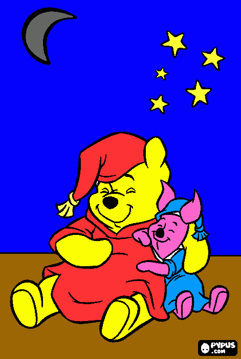viendo las estrellas para colorear